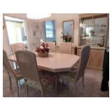 dining room with china cabient and buffet