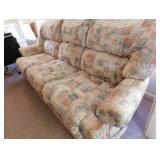 sofa with (2) recliners