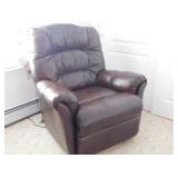 leather power recliner