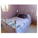 Victorian style brass bed