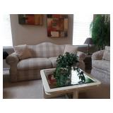 Sofa with formica table 