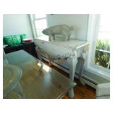 Farmhouse design drop leaf sofa table 