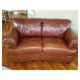leather loveseat