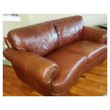 leather loveseat