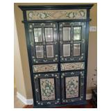 hand painted armoire 