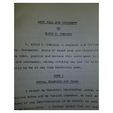 Elvis Presley Last Will and Testament copy