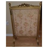 Antique fireplace screen