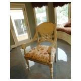 Solid Wood farmhouse design dining table and (8) Chairs 