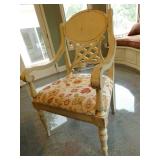 Solid Wood farmhouse design dining table and (8) Chairs 