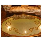 Smoke mirrored coffee table