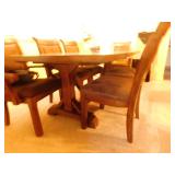 dining table for (6) with leaves