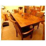 dining table for (6) with leaves