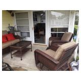 Outdoor rattan set 