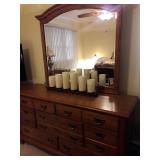 bedroom dresser with mirror