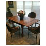 Table with leaves extended