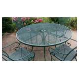 metal patio set