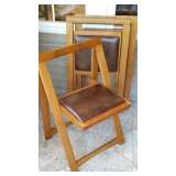 Modern Mid Century Danish Folding Chairs made in Romania