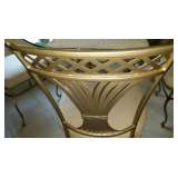 metal/glass dining table