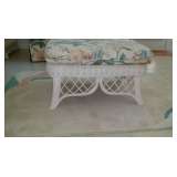 Wicker Ottoman