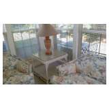 Wicker end table