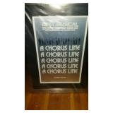 Framed Broadway posters
