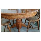 Circular Oak Table