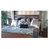 king bed with sleep number mattress