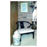 Asian Chair, Ginger Jar and Stool