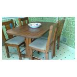 Wooden dinette