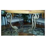 flamingo legs on table