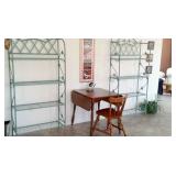 (2) bakers racks
