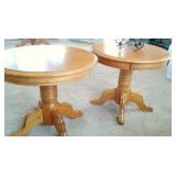 (2) end tables 