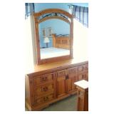 broyhill dresser with mirror