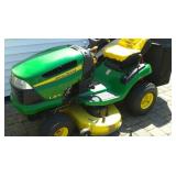 John Deere tractor mower