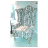 oversized wing back chair