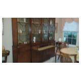 breakfront with secretary