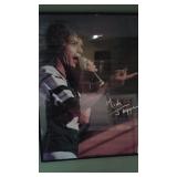 Mick Jagger signed poster