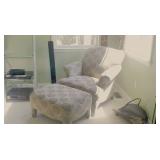 chair with ottoman