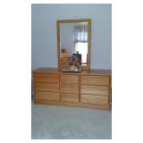 Dresser with mirror