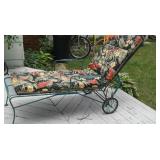 metal lounge chair