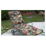 metal lounge chair