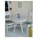 wicker dinette set