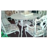 metal patio set