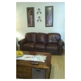 brown sofa