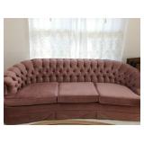 Tufted sofa set