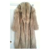 Coyote fur coat