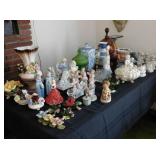 Tables with Capodimonte and Precous Moments