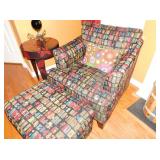 Ethan Allen Chair with ottoman