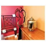 Metal designer sculpture