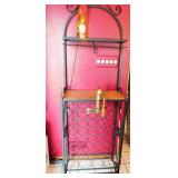 Wine rack and serving area